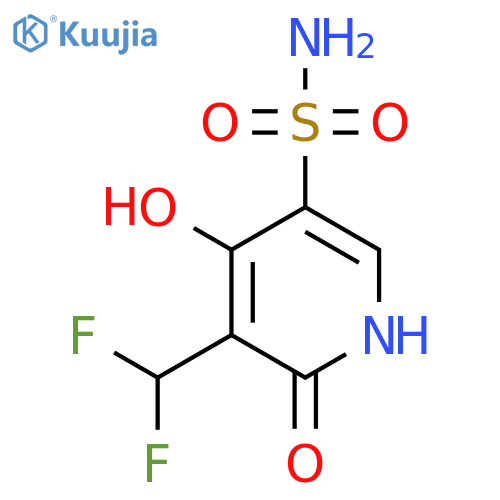 3-(Difluoromethyl)-2,4-dihydroxypyridine-5-sulfonamide structure