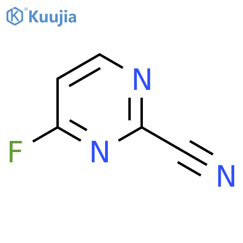 4-Fluoropyrimidine-2-carbonitrile structure