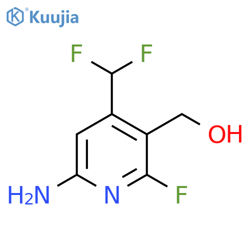 6-Amino-4-(difluoromethyl)-2-fluoropyridine-3-methanol structure