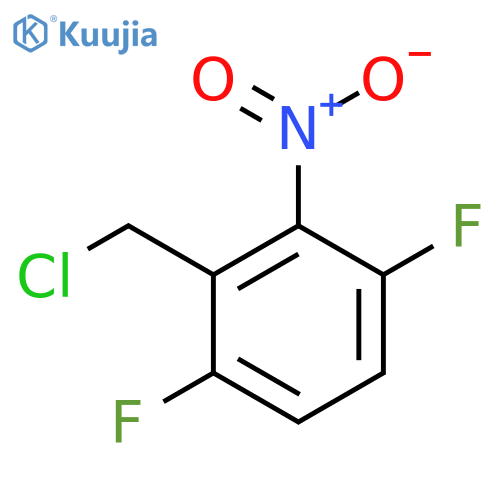 3,6-Difluoro-2-nitrobenzyl chloride structure