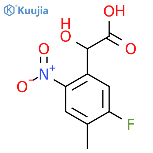 5-Fluoro-4-methyl-2-nitromandelic acid structure