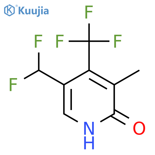 5-(Difluoromethyl)-2-hydroxy-3-methyl-4-(trifluoromethyl)pyridine structure