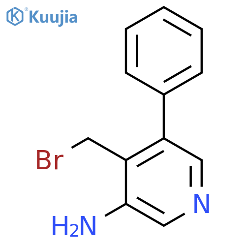3-Amino-4-bromomethyl-5-phenylpyridine structure