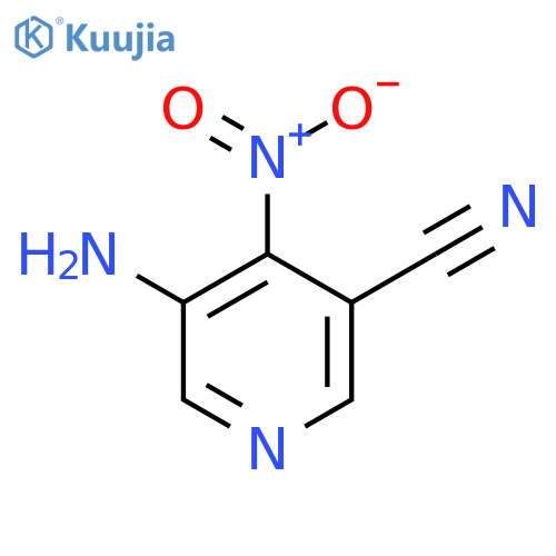 5-Amino-4-nitronicotinonitrile structure