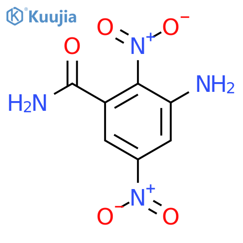 3-Amino-2,5-dinitrobenzamide structure