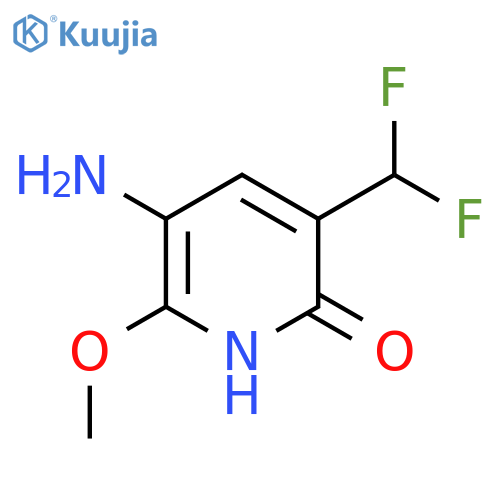3-Amino-5-(difluoromethyl)-6-hydroxy-2-methoxypyridine structure