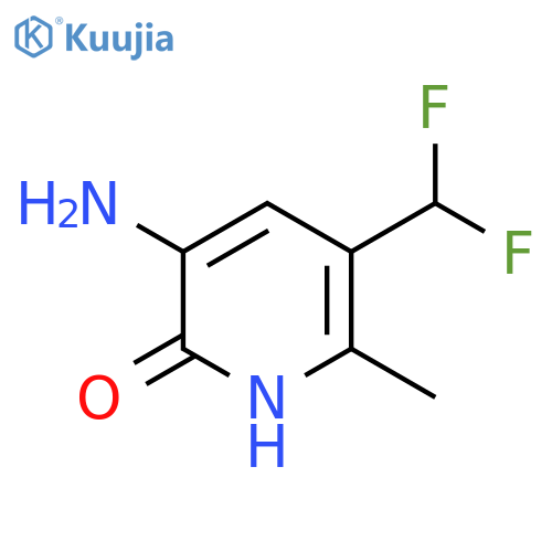 3-Amino-5-(difluoromethyl)-2-hydroxy-6-methylpyridine structure
