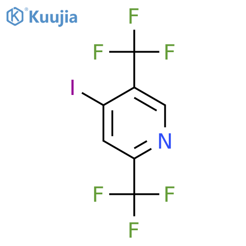 2,5-Bis(trifluoromethyl)-4-iodopyridine structure