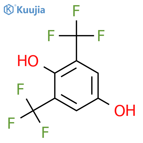 1,3-Bis(trifluoromethyl)-2,5-dihydroxybenzene structure