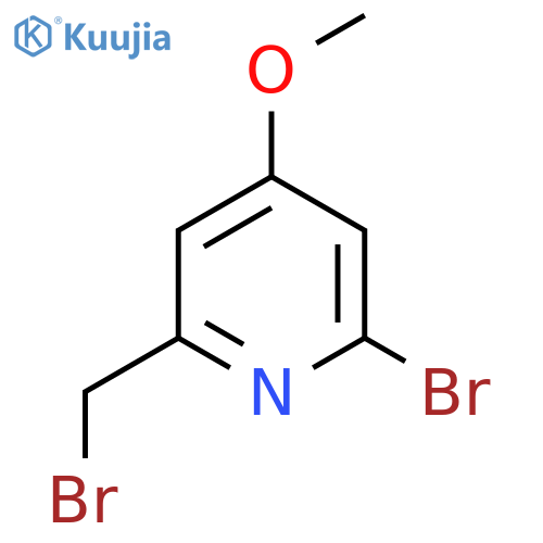 2-Bromo-6-(bromomethyl)-4-methoxypyridine structure