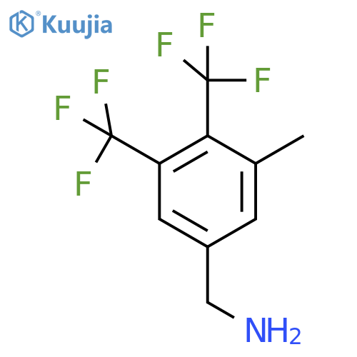 3,4-Bis(trifluoromethyl)-5-methylbenzylamine structure
