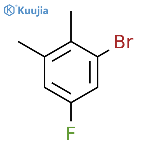 1-Bromo-2,3-dimethyl-5-fluorobenzene structure