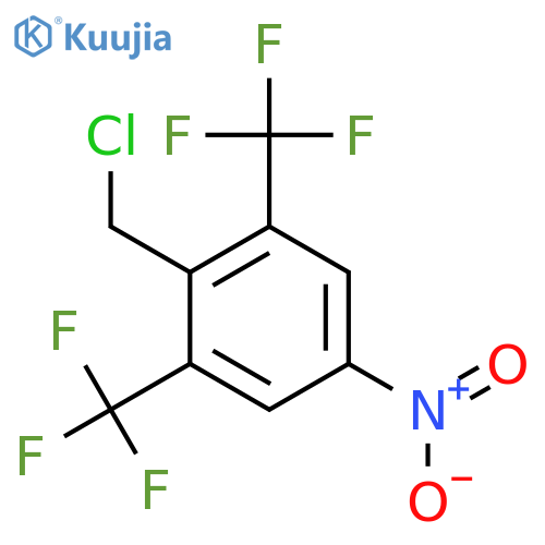 2,6-Bis(trifluoromethyl)-4-nitrobenzyl chloride structure