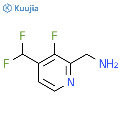 2-(Aminomethyl)-4-(difluoromethyl)-3-fluoropyridine structure