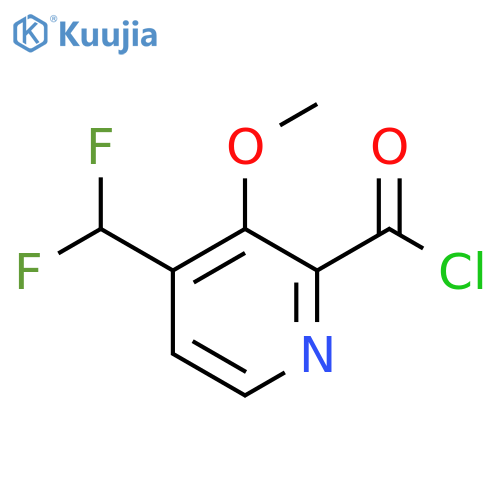 4-(Difluoromethyl)-3-methoxypyridine-2-carbonyl chloride structure