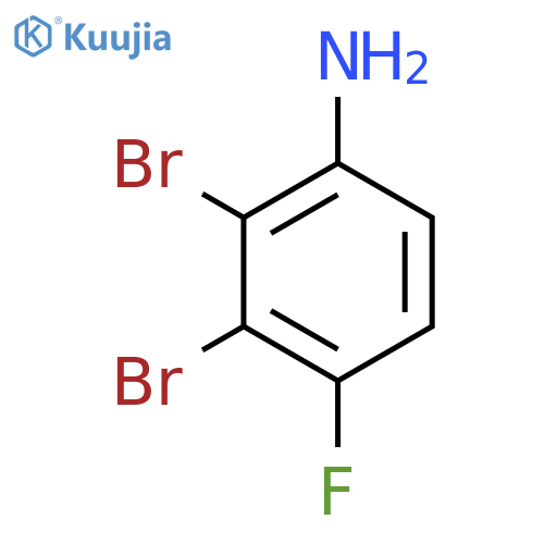 2,3-Dibromo-4-fluoroaniline structure