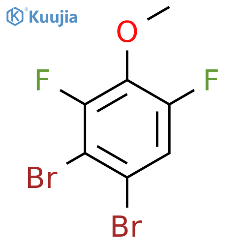 3,4-Dibromo-2,6-difluoroanisole structure