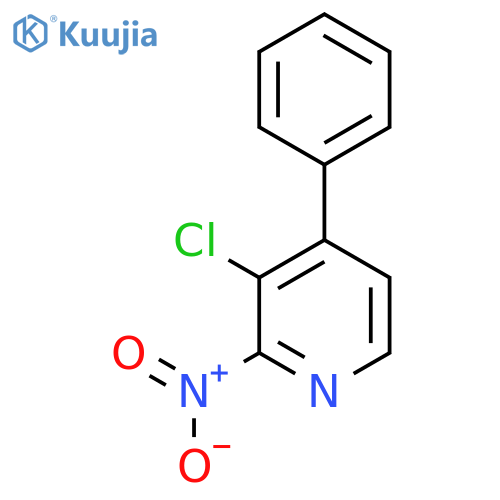 3-Chloro-2-nitro-4-phenylpyridine structure