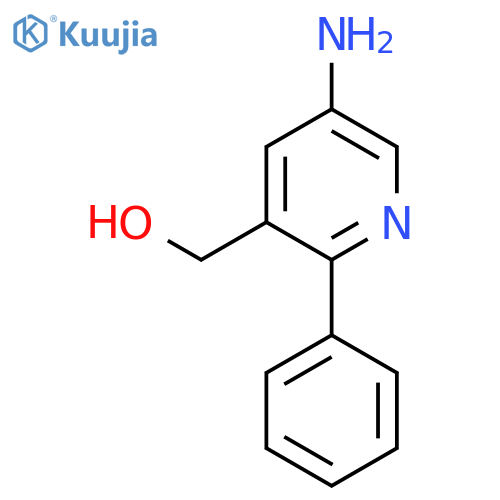 5-Amino-2-phenylpyridine-3-methanol structure