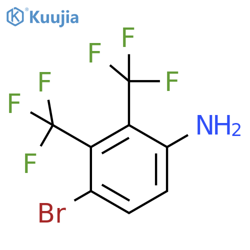 2,3-Bis(trifluoromethyl)-4-bromoaniline structure