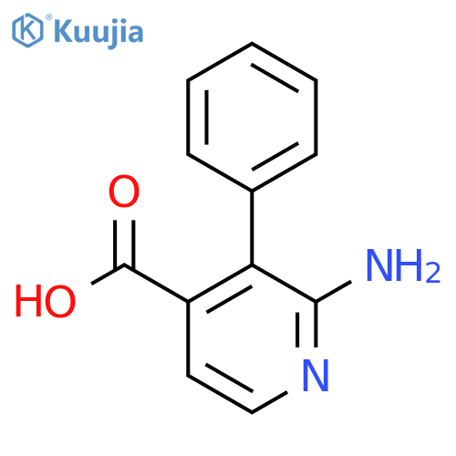 2-Amino-3-phenylisonicotinic acid structure