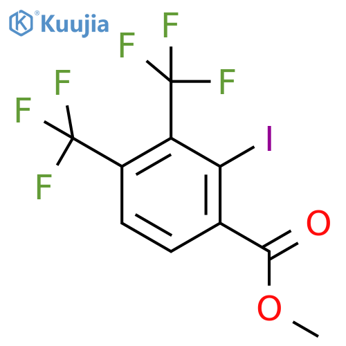 Methyl 3,4-bis(trifluoromethyl)-2-iodobenzoate structure