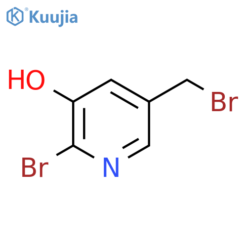 2-Bromo-5-bromomethyl-3-hydroxypyridine structure
