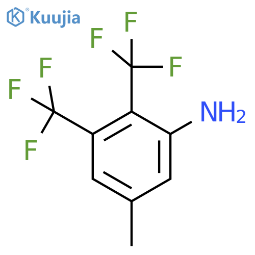 2,3-Bis(trifluoromethyl)-5-methylaniline structure