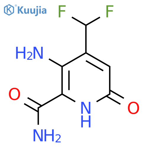 3-Amino-4-(difluoromethyl)-6-hydroxypyridine-2-carboxamide structure