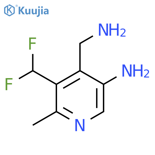 5-Amino-4-(aminomethyl)-3-(difluoromethyl)-2-methylpyridine structure