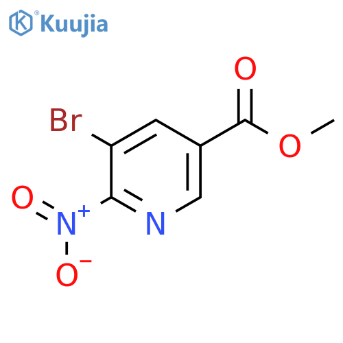 Methyl 5-bromo-6-nitronicotinate structure