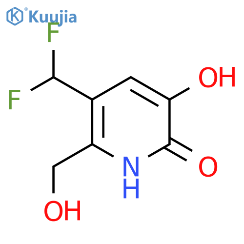 5-(Difluoromethyl)-2,3-dihydroxypyridine-6-methanol structure