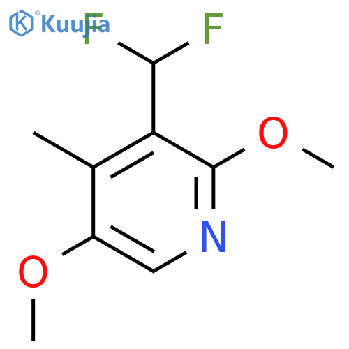 3-(Difluoromethyl)-2,5-dimethoxy-4-methylpyridine structure