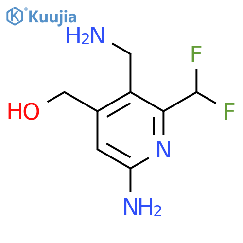 6-Amino-3-(aminomethyl)-2-(difluoromethyl)pyridine-4-methanol structure