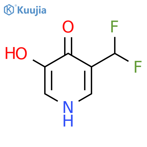 5-(Difluoromethyl)-3,4-dihydroxypyridine structure