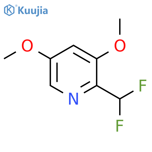 2-(Difluoromethyl)-3,5-dimethoxypyridine structure
