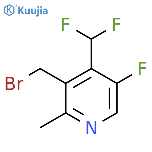 3-(Bromomethyl)-4-(difluoromethyl)-5-fluoro-2-methylpyridine structure