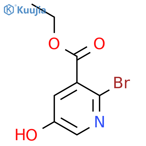 Ethyl 2-bromo-5-hydroxynicotinate structure