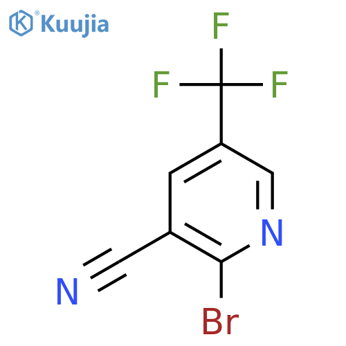 2-Bromo-5-(trifluoromethyl)nicotinonitrile structure