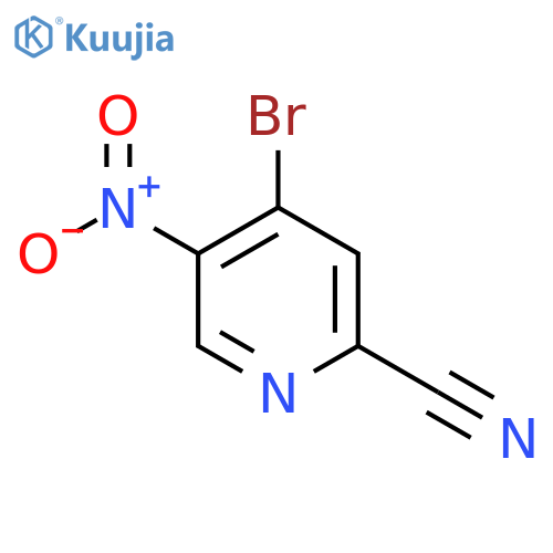 4-Bromo-5-nitropicolinonitrile structure