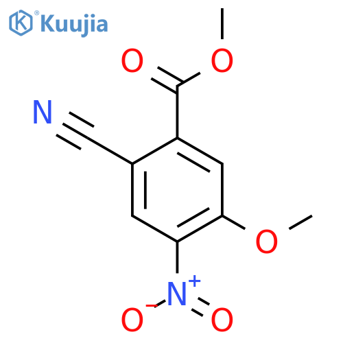Methyl 2-cyano-5-methoxy-4-nitrobenzoate structure
