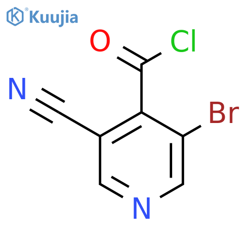 3-Bromo-5-cyanoisonicotinoyl chloride structure