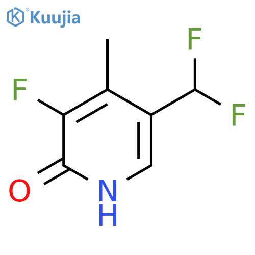 5-(Difluoromethyl)-3-fluoro-2-hydroxy-4-methylpyridine structure