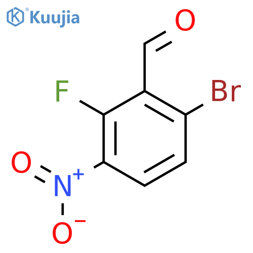 6-Bromo-2-fluoro-3-nitrobenzaldehyde structure