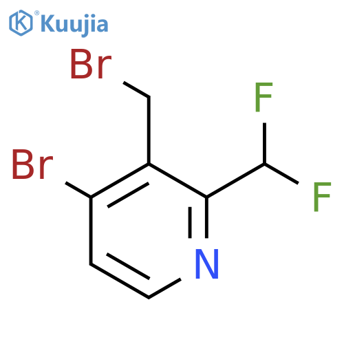 4-Bromo-3-(bromomethyl)-2-(difluoromethyl)pyridine structure