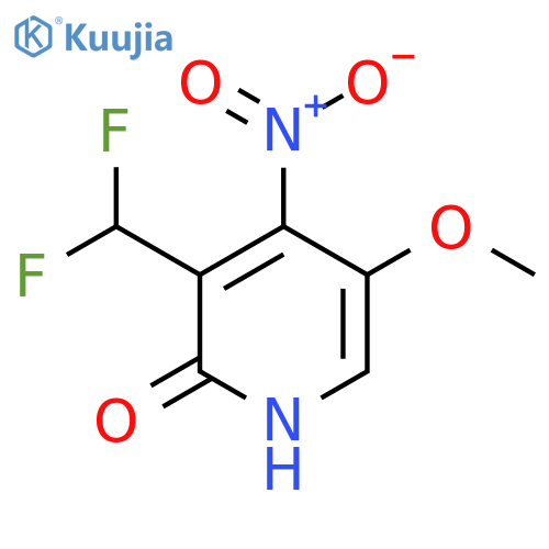 3-(Difluoromethyl)-2-hydroxy-5-methoxy-4-nitropyridine structure