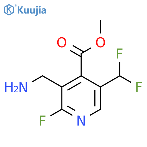 Methyl 3-(aminomethyl)-5-(difluoromethyl)-2-fluoropyridine-4-carboxylate structure