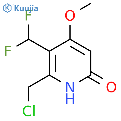 2-(Chloromethyl)-3-(difluoromethyl)-6-hydroxy-4-methoxypyridine structure