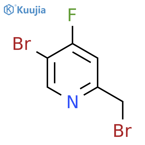 5-Bromo-2-bromomethyl-4-fluoropyridine structure