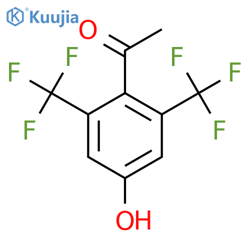 2',6'-Bis(trifluoromethyl)-4'-hydroxyacetophenone structure